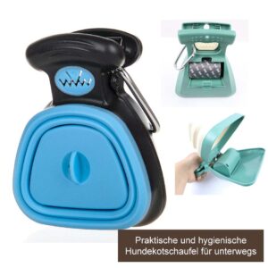 Premium Hundekotschaufel mit Beutelspender