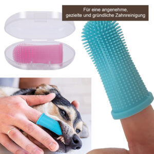 Alternative view of Premium Silikon Finger Zahnbürste