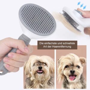 Premium Selbstreinigende Hundebürste