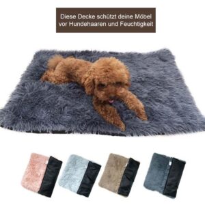 Premium Wasserdichte Kunstfelldecke für Hunde